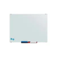 tableau blanc magnétique verre trempé - 60 x 45 x 0,4 cm helloshop26 14_0006093