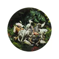 tableau en verre animaux de la jungle 120cm