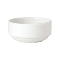 bols à soupe 285ml empilables steelite simplicity white - vendus par 36 - porcelaine