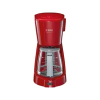 bosch - cafetière filtre 15 tasses 1100w rouge  tka3a034 - extracompact class bos4242002717197