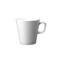 tasses à café latte 340ml blanches unies churchill - boite de 12 -  - porcelaine0.34