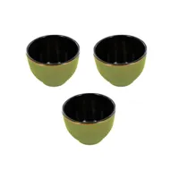 3 tasses en fonte vert et bronze - 0,15 l tas5-3
