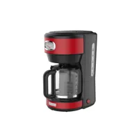 westinghouse - retro - machine à café - cafetière filtre - avec filtre réutilisable - 10 tasses de café - rouge wkcmr621rd