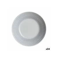 assiette creuse luminarc cottage gris verre 20 cm (24 unités)