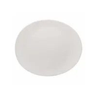 assiette plate arcoroc restaurant 30 x 26 cm blanc verre (6 unités)