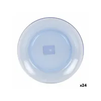 assiette plate duralex lys (24 unités) (ø 23,5 cm)