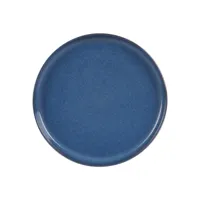 assiette plate uno bleu cobalt 28 cm (lot de 6)