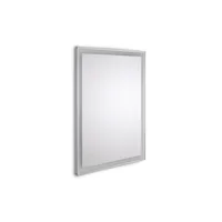 emuca miroir de salle de bain heracles avec éclairage led frontal et décoratif (ac 230v 50hz), 34 w, plastique et verre