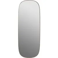 muuto - framed mirror grand, taupe / verre clair