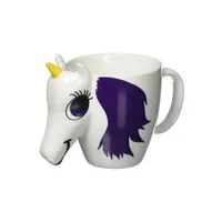 vaisselle thumbsup! thumbs up! - unicorn mug - tasse céramique du changement de couleur en forme d'une licorne - multicolore - 300ml - 1001556