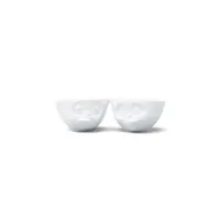 vaisselle pylones set de 2 bols en porcelaine - emotion set délicieux - somnolent -