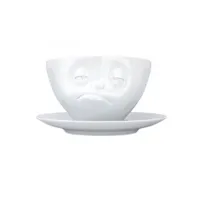 vaisselle tassen tasse à thé 200ml avec soucoupe réveil difficile