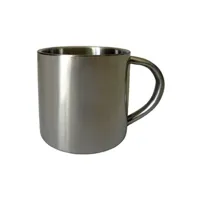 vaisselle generique cbkreation mini mug - en inox - gris - h 7 cm - ø 7 cm - photo personnalisee