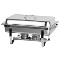 chauffe plat & assiette combisteel chafing dish gn 1/1 - - - acier inoxydable9 332x590x270mm