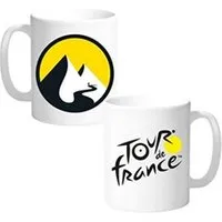 tasse et mugs enesco - tasse montagne tour de france en céramique - hauteur : 9.5 cm