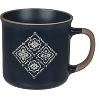 tasse et mugs out of the blue tasse en céramique bleue motif carreaux