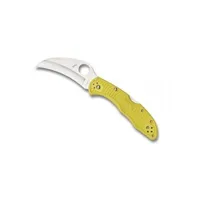 couteaux et pinces multi-fonctions spyderco - c106pyl2 - couteau spyderco tasman salt 2 jaune