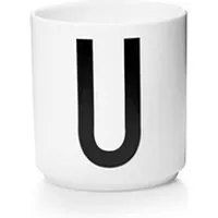 tasse et mugs design letters - tasse blanche design letters - blanc - u