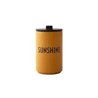 tasse et mugs design letters - mug isotherme design letters 350ml - - sunshine