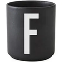 tasse et mugs design letters - tasse noire design letters - noir - f