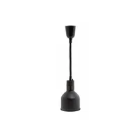 chauffe plat & assiette combisteel lampe chauffante ø 175 mm - - noir - x600-800mm
