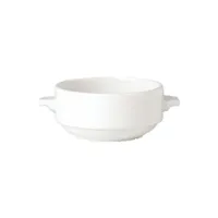 bols materiel ch pro bols à soupe 285ml avec oreilles empilables steelite simplicity white - vendus par 36 - porcelaine28,5 cl