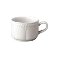 tasse et mugs materiel ch pro tasse à thé 210ml empilable - lot par 24 - buckingham churchill - - porcelaine