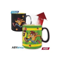 tasse et mugs abysse corp mug heat change - crash bandicoot - nitro - 460 ml