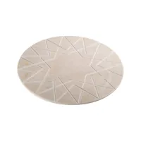 assiette de présentation ronde en marbre palatina de gabriele d'angelo