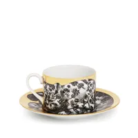 fornasetti tasse à thé fidelity fiorato - noir