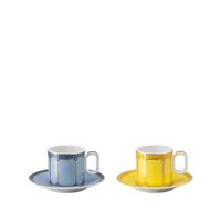 swarovski x rosenthal tasses à café (lot de deux) - jaune