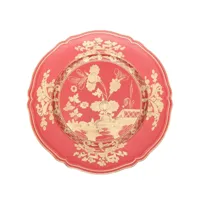 ginori 1735 assiette rubrum en porcelaine (31 cm) - rouge