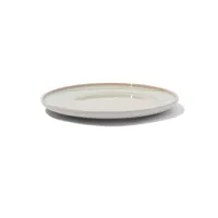 hema assiette plate 27 cm - helsinki - émail réactif - gris clair (gris)