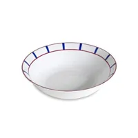 evrard saladier 26 cm bleu et rouge - porcelaine basque