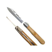 couteau le provençal à manche en bois d'olivier