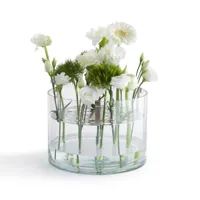 vase en verre et métal planta