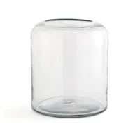 vase en verre transparent hydria
