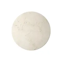 audo copenhagen - plateau androgyne en pierre, marbre couleur beige 53.13 x cm designer danielle siggerud made in design