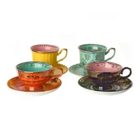 pols potten - tasse à thé grand en céramique, porcelaine émaillée couleur multicolore 13.2 x 26.21 6.2 cm designer modo architettura + design made in design