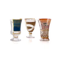 seletti - verre à cocktail hybrid en couleur multicolore 18.17 x 15 cm designer studio ctrlzak made in design