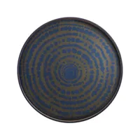 ethnicraft - accessoire table basse en bois couleur bleu designer dawn sweitzer made in design