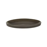 serax - plat de service dune en céramique, porcelaine couleur marron 46 x 4 cm designer kelly wearstler made in design