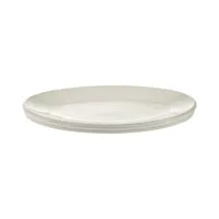serax - plat de service dune en céramique, porcelaine couleur blanc 46 x 4 cm designer kelly wearstler made in design