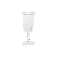 seletti - verre à vin estetico quotidiano en verre, borosilicaté couleur transparent 27 x 37 16 cm designer alessandro zambelli made in design