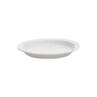 seletti - assiette à dessert estetico quotidiano en céramique, porcelaine couleur blanc 25 x 11 cm designer alessandro zambelli made in design