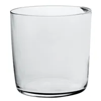 alessi - verre à whisky glass family en couleur transparent 19 x 8.2 cm designer jasper morrison made in design