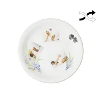 marion mailaender - assiette en céramique, porcelaine couleur multicolore 22.89 x cm designer thomas mailaender made in design