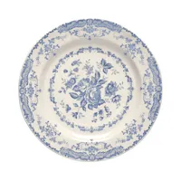 bitossi home - assiette à dessert vaisselle en céramique, céramique ironstone couleur bleu 18.17 x cm made in design