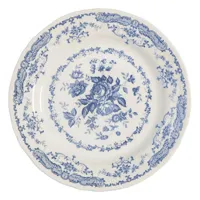 bitossi home - assiette de présentation vaisselle en céramique, céramique ironstone couleur bleu 27.05 x cm made in design