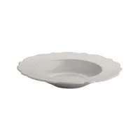 alessi - assiette creuse dressed en plein air plastique, mélamine couleur gris 22.89 x cm designer marcel wanders made in design